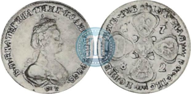 Picture 5 roubles 1782 year СПБ 