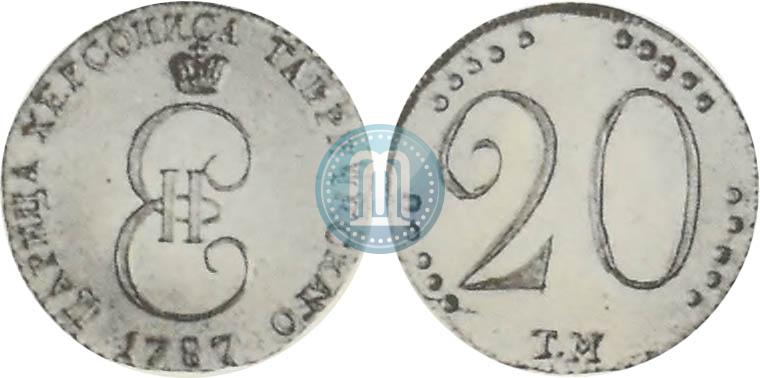 Picture 20 kopecks 1787 year ТМ 