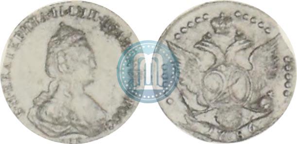 Picture 20 kopecks 1786 year СПБ 