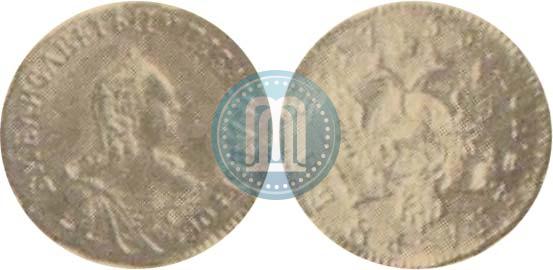 Picture 1 rouble 1756 year  