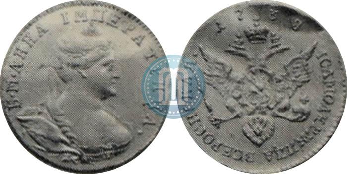 Picture 1 ducat 1738 year  