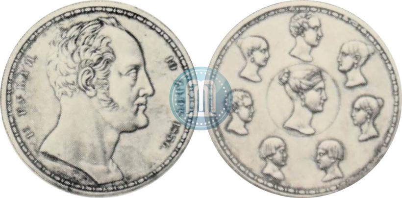 Picture 1,5 roubles - 10 złotych 1836 year П.У. "Family rouble"