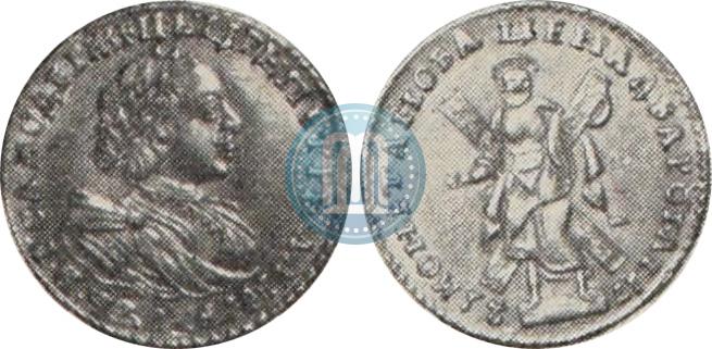 Фото 2 рубля 1721 года  