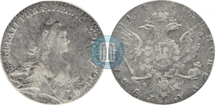 Picture 1 rouble 1768 year СПБ-EI 