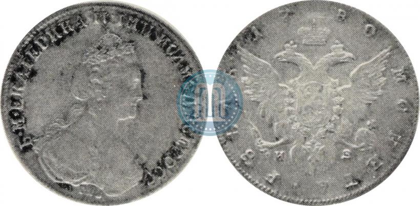 Picture 1 rouble 1780 year СПБ-ИЗ 