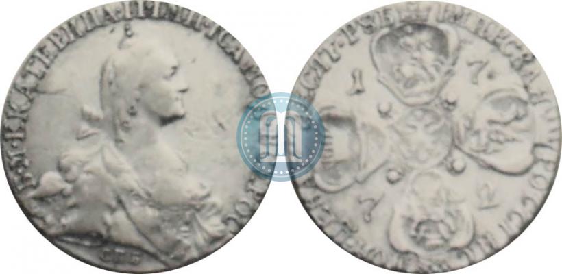 Picture 10 roubles 1772 year СПБ 