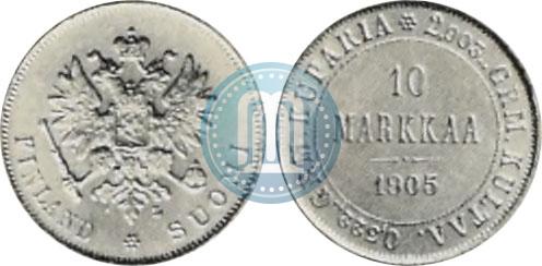 Picture 10 markkaa 1905 year L 