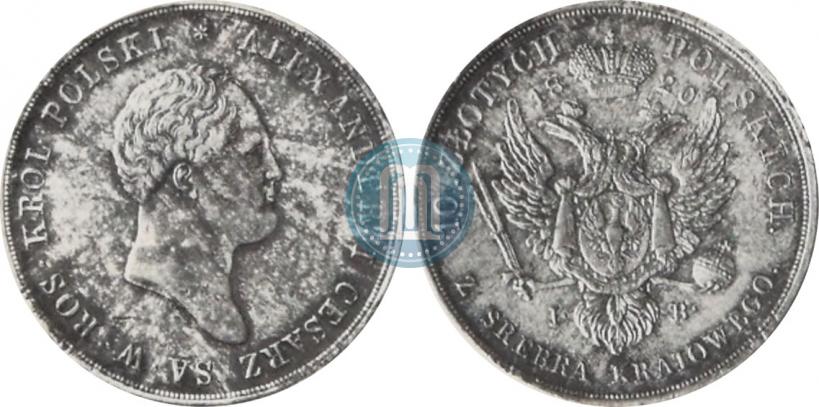 Picture 10 złotych 1820 year IB 