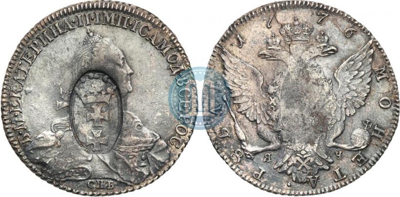 Picture 1 rouble 1776 year СПБ-ЯЧ 
