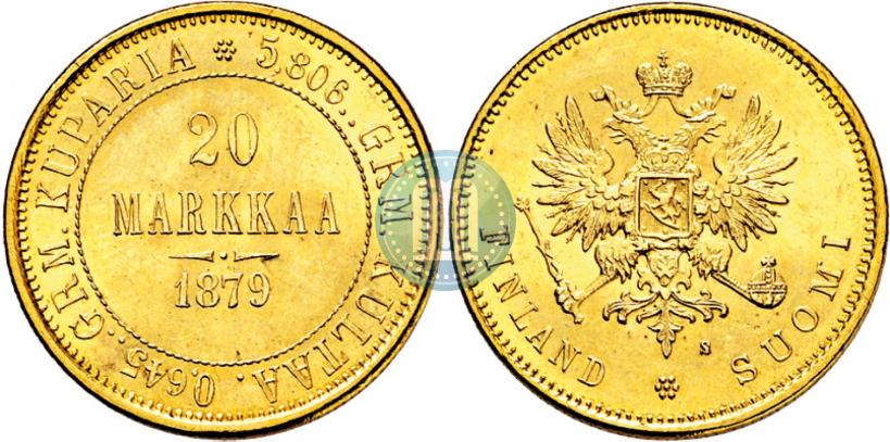 Picture 20 markkaa 1879 year S 