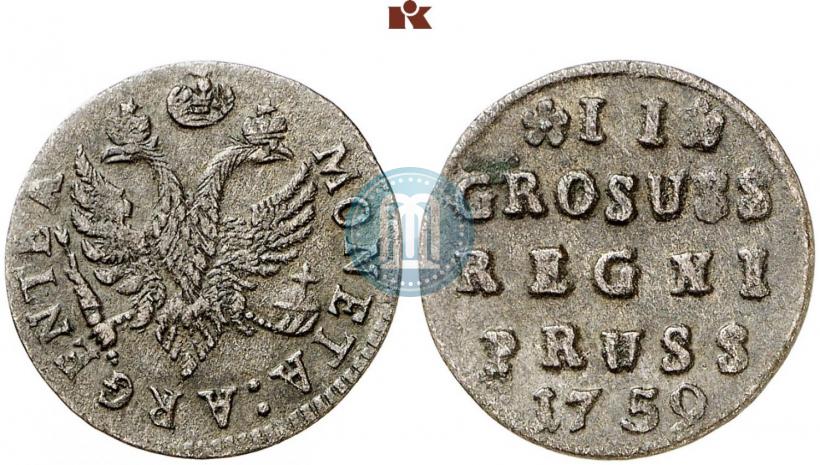 Picture 2 grosze 1759 year  
