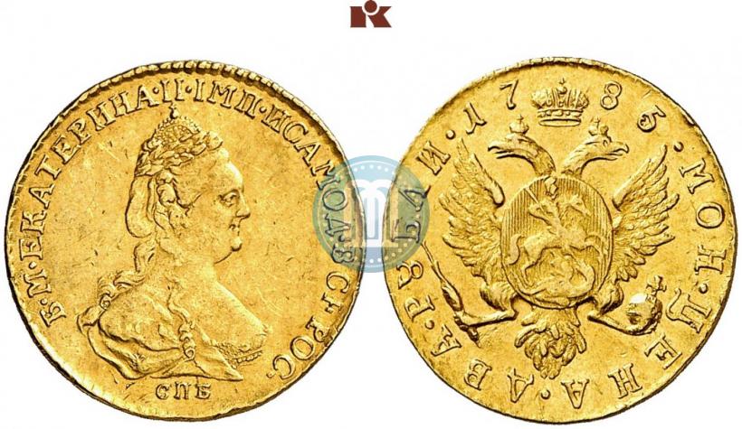 Picture 2 roubles 1785 year СПБ 