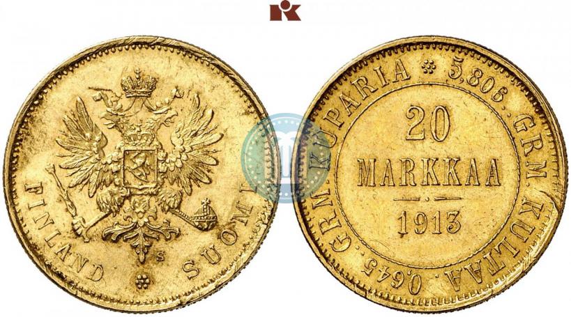 Picture 20 markkaa 1913 year S 