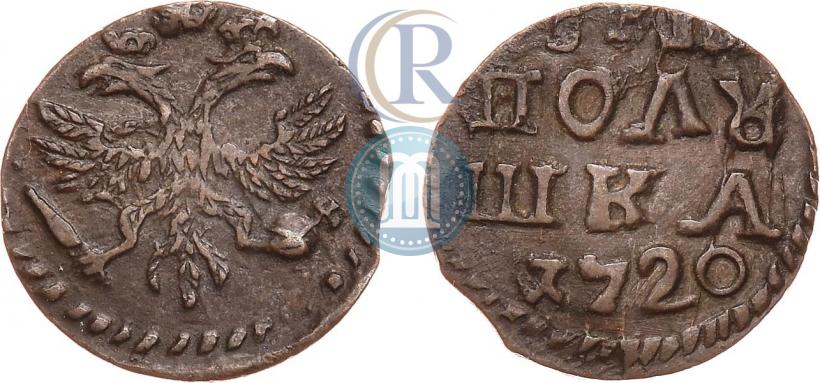 Фото Полушка 1720 года  