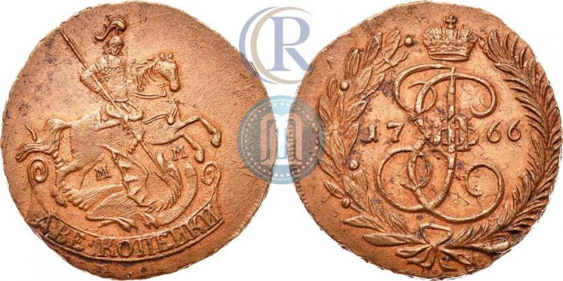 Picture 2 kopecks 1766 year ММ 
