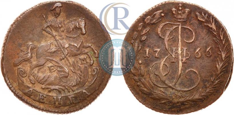 Фото Денга 1766 года ЕМ 