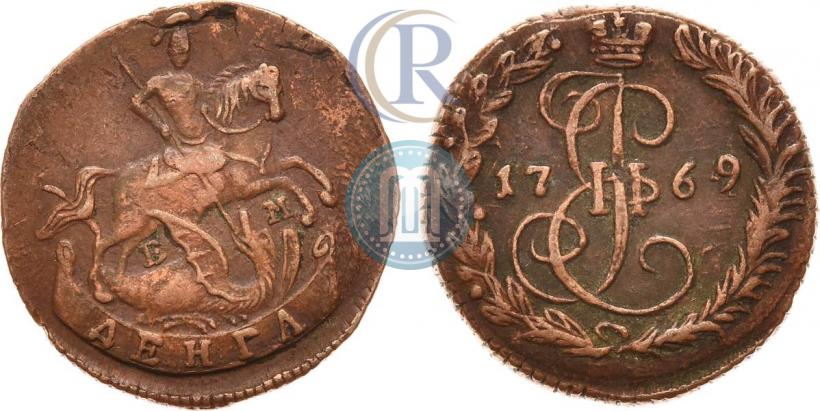 Фото Денга 1769 года ЕМ 