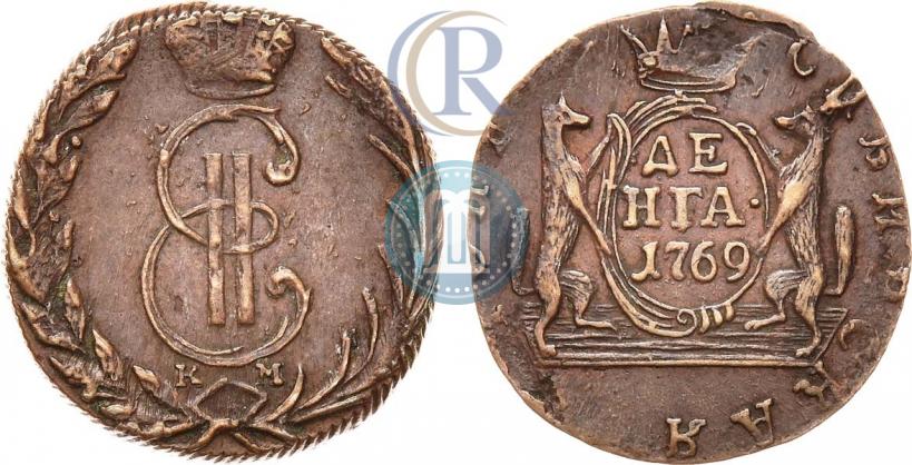 Фото Денга 1769 года КМ 