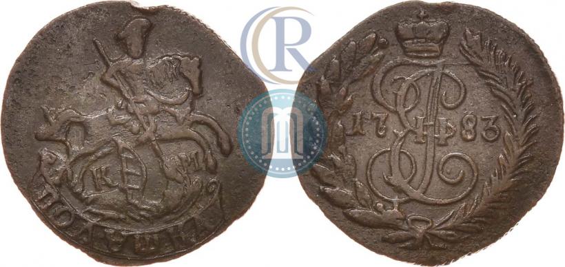 Фото Полушка 1783 года КМ 