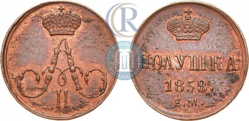 Picture Polushka 1858 year ЕМ 