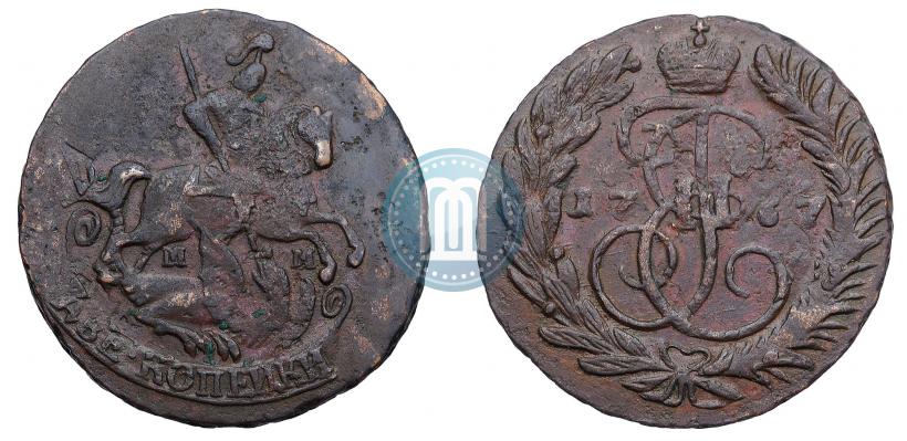 Picture 2 kopecks 1767 year ММ 