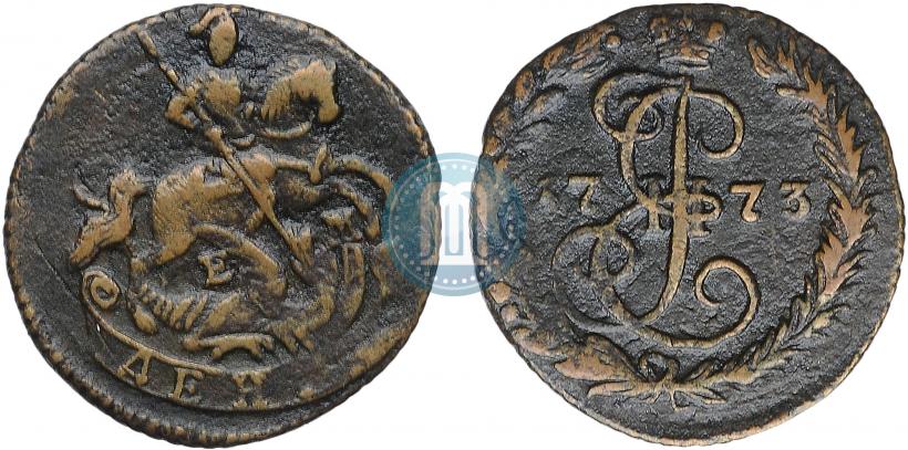 Фото Денга 1773 года ЕМ 