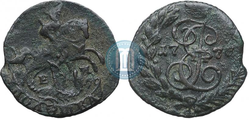 Фото Полушка 1776 года ЕМ 