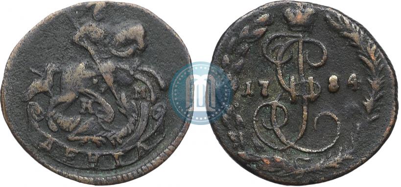 Фото Денга 1784 года КМ 