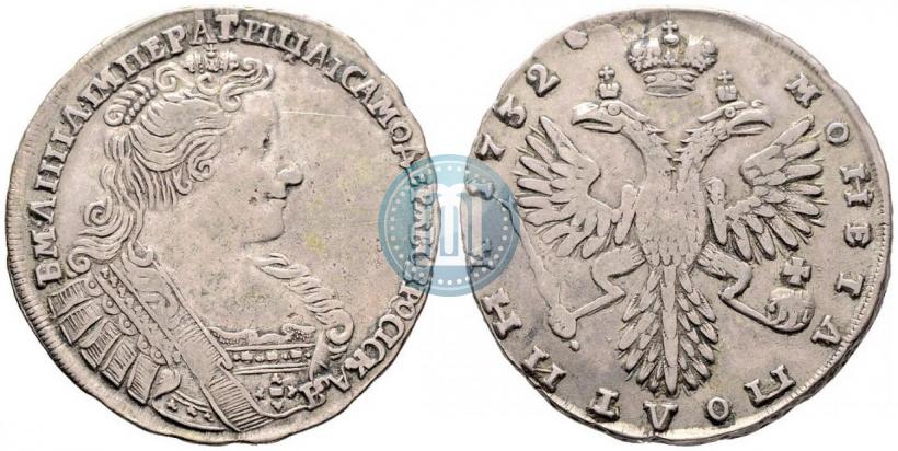 Фото Полтина 1732 года  