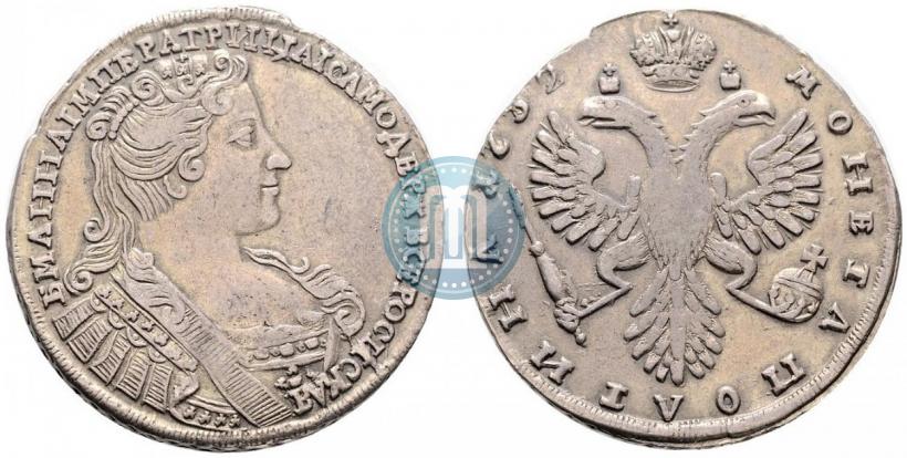 Фото Полтина 1732 года  