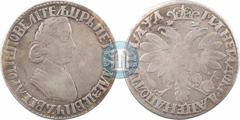 Фото Полтина 1704 года  "Портрет работы Ф. Алексеева"