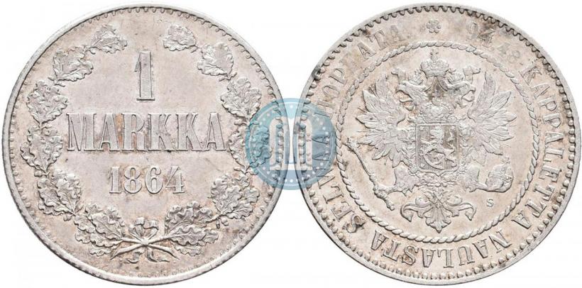 Фото 1 марка 1864 года S 