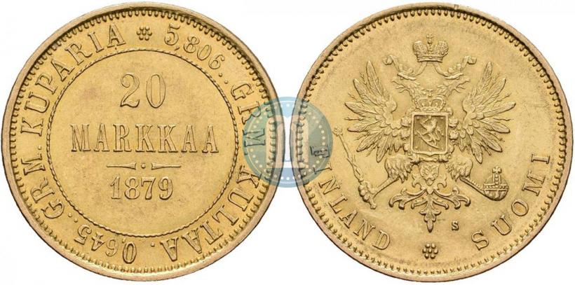 Фото 20 марок 1879 года S 
