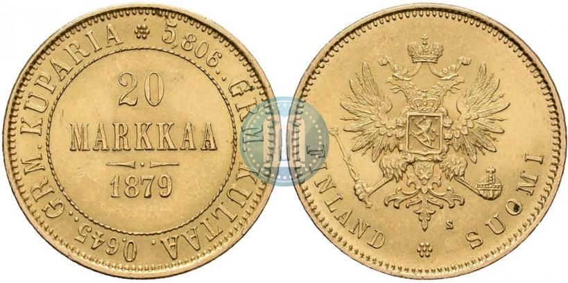 Фото 20 марок 1879 года S 