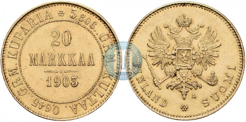 Фото 20 марок 1903 года L 