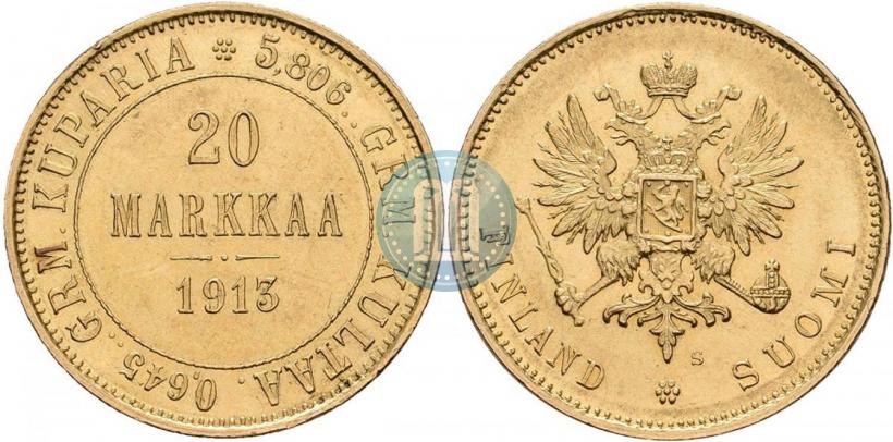 Фото 20 марок 1913 года S 