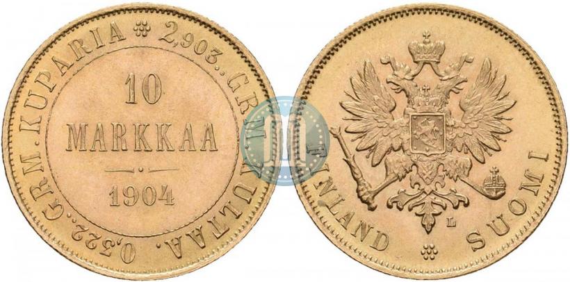Picture 10 markkaa 1904 year L 