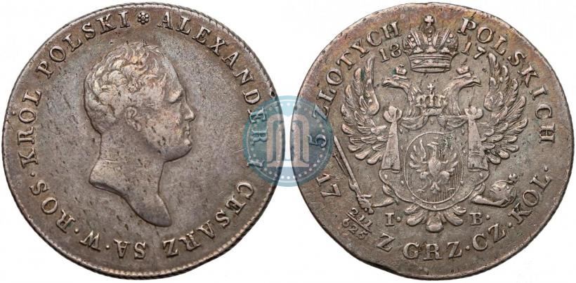 Picture 5 złotych 1817 year IB 