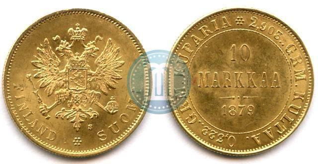 Picture 10 markkaa 1879 year S 