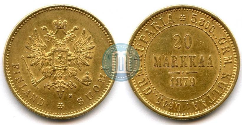 Picture 20 markkaa 1879 year S 