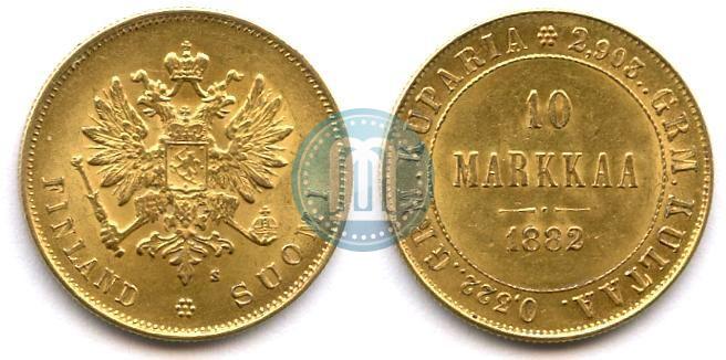 Picture 10 markkaa 1882 year S 
