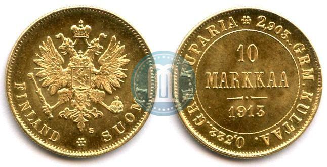 Picture 10 markkaa 1913 year S 