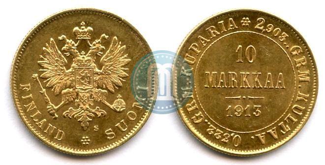 Picture 10 markkaa 1913 year S 