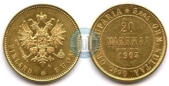 Picture 20 markkaa 1903 year L 
