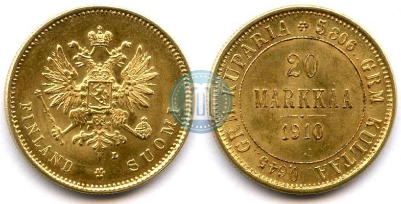 Picture 20 markkaa 1910 year L 