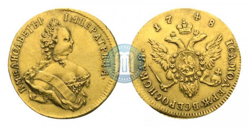 Фото 1 червонец 1748 года  