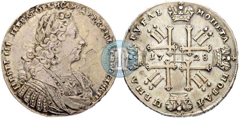 Picture 1 rouble 1728 year  "Type of 1728"