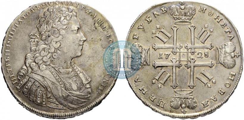 Picture 1 rouble 1728 year  "Type of 1728"