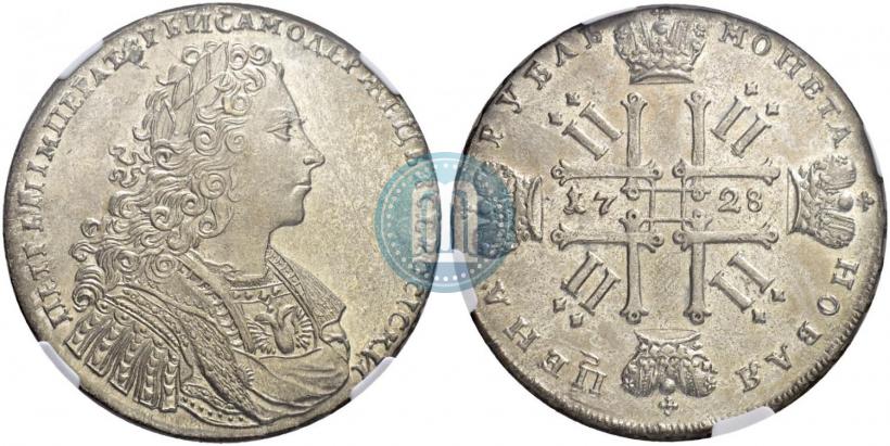 Picture 1 rouble 1728 year  "Type of 1728"
