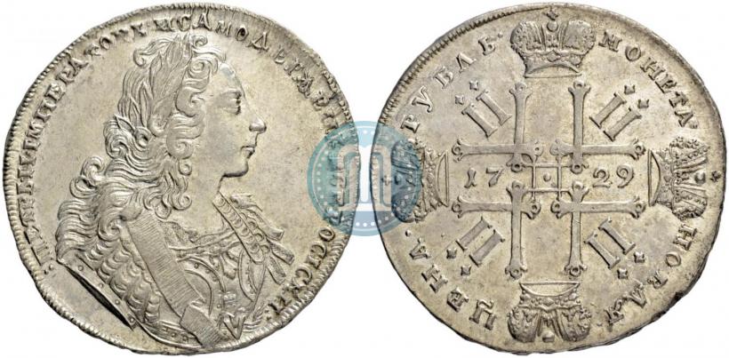 Picture 1 rouble 1729 year  "Type of 1729"